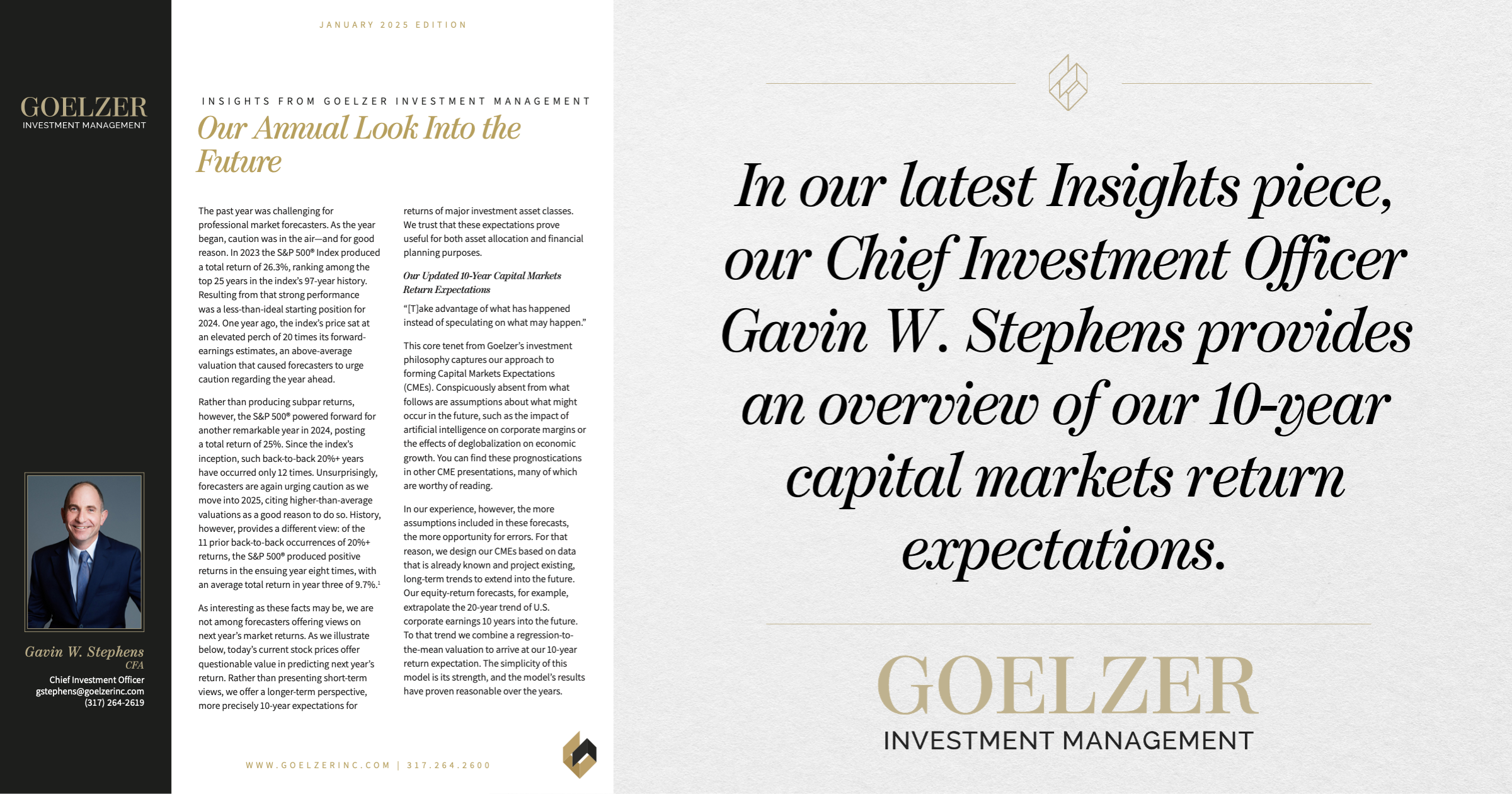 Our Annual Look Into the Future (2025) | Goelzer Investment Management